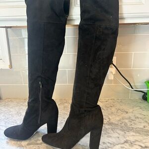 Ivanka Trump Black Over-the-Knee Boots